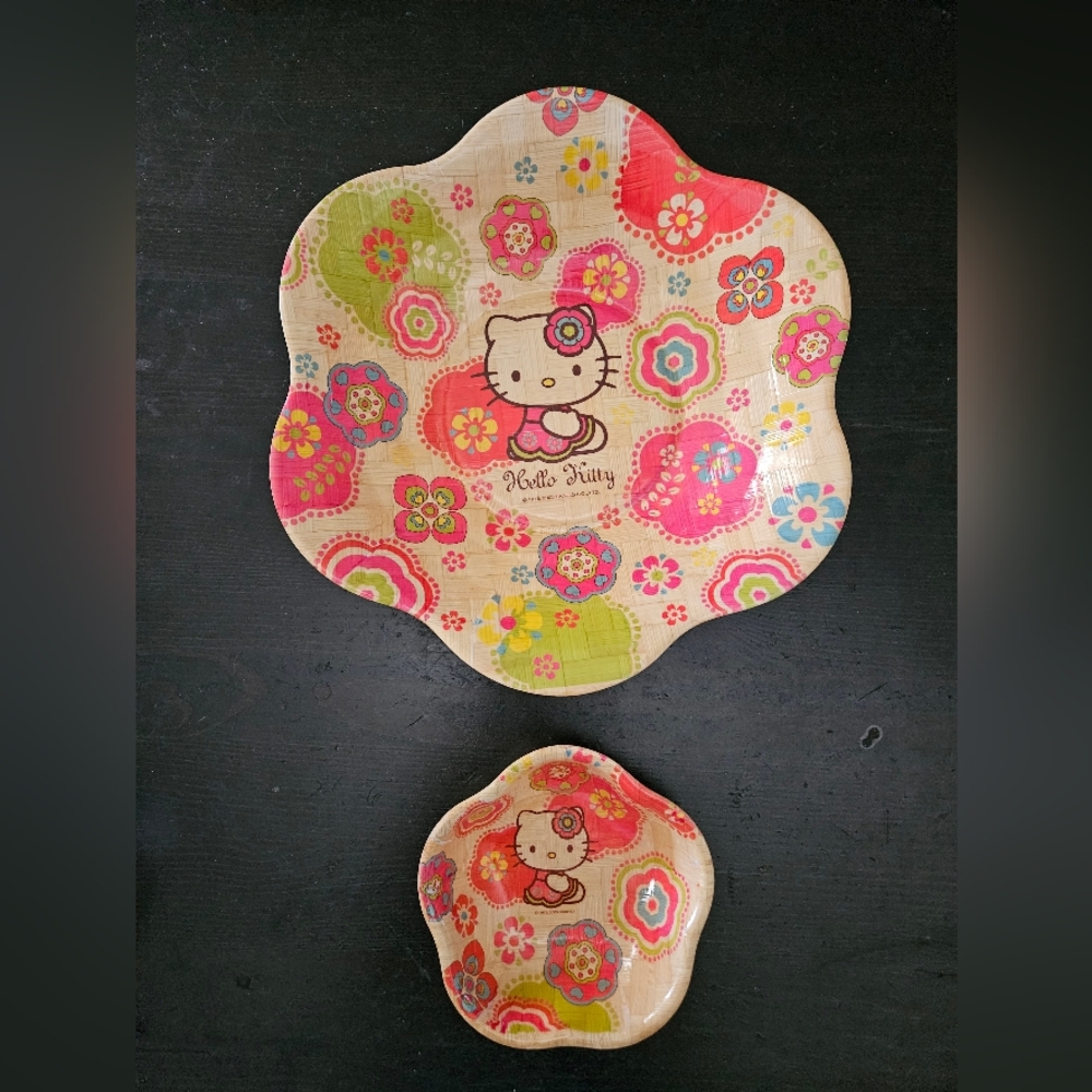 Hello Kitty Bamboo Summer Bowl Set